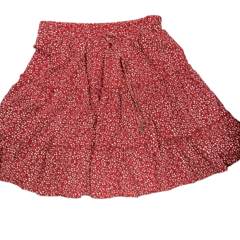 Floral High Waisted Skirt